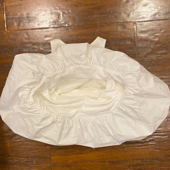 Zara Kids Crisp White Sleeveless Bubble Dress Size Girls 8 - Picture 9 of 9